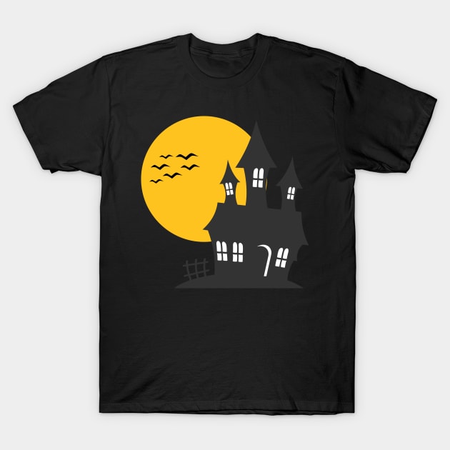 Haunted House On Hill T-Shirt by MonkeyBusiness